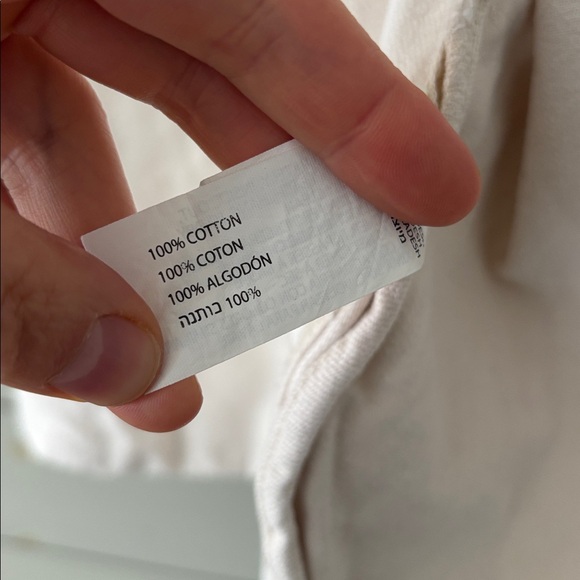 Dex 100% Cotton Oversized Shacket (Natural, Size XL) - Picture 6 of 7